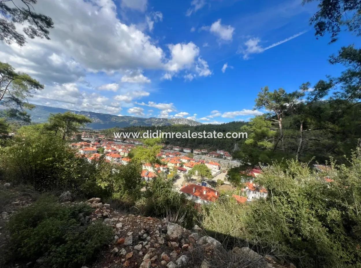 Luxuswohnung Zum Verkauf Mit Swimmingpool Im Stadtteil Gökçe Des Bezirks Ula Der Provinz Muğla 2 Km Zum Meer Mit Blick Auf Den Wald