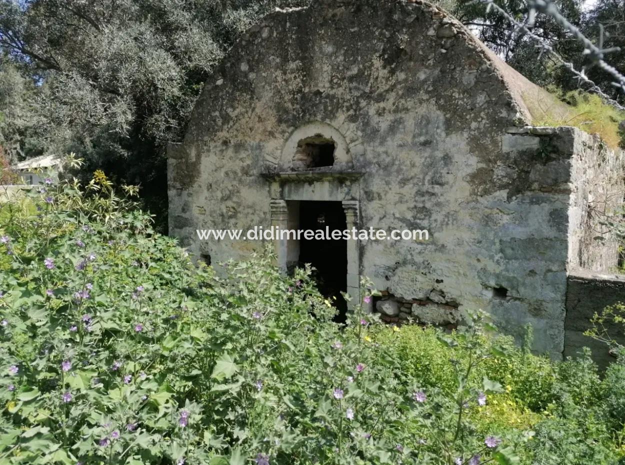 Land For Sale With 4000M2 Tourism Development By The Sea In Bodrum Akyarlar