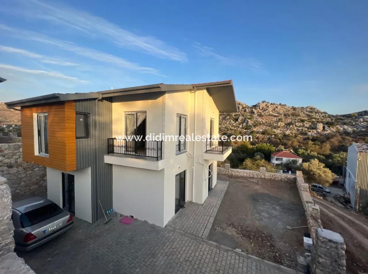 Villa For Sale In Marmaris Bozburun Neighborhood With Sea View, Fully Detached Garden, Parking Lot