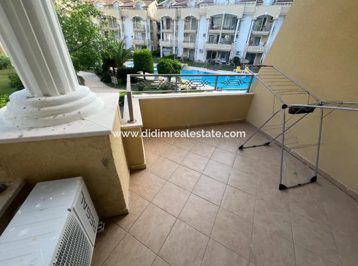 Our 2 Rooms And 1 Living Room Duplex Apartment In A Complex With A Swimming Pool In Marmaris İçmeler Are For Sale.