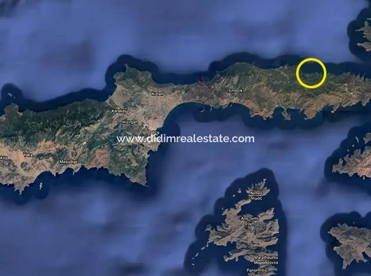 Seaside 4500M2 Suitable Land For Sale In Alavara Neighborhood Of Datça District