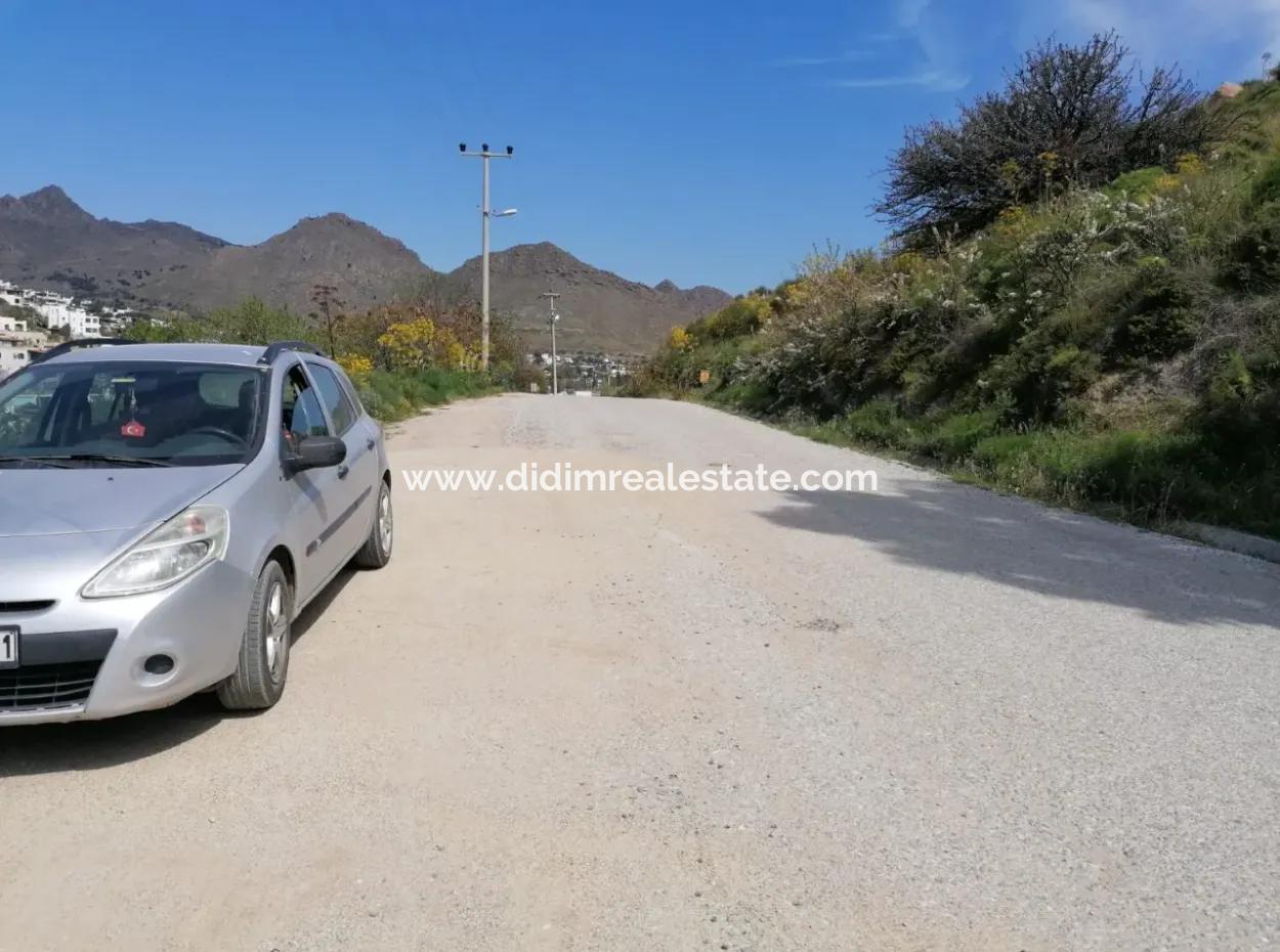 Bodrum Akyarlar Mevkisinde Denize Sıfır 4000M2 Turizm İmarlı Satılık Arsa